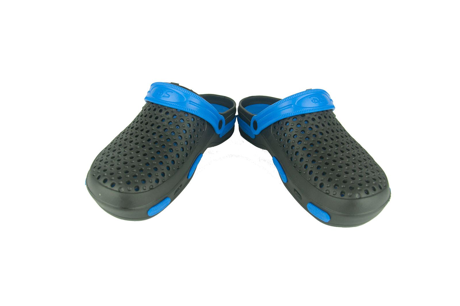 Подростковые шлепанцы сабо Crocs-01 двухцветные 